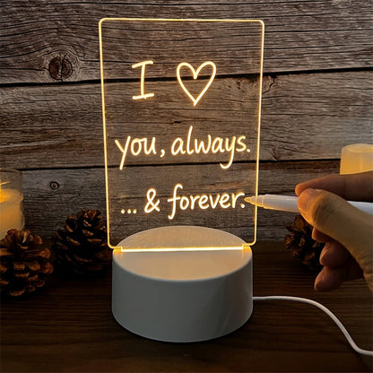 LED Message Board Night Light